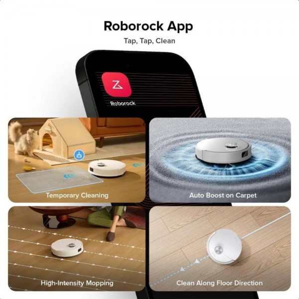 Roborock Q10 VF  Aspirator Robot, White