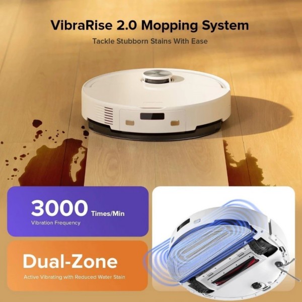 Roborock Q10 VF  Aspirator Robot, White