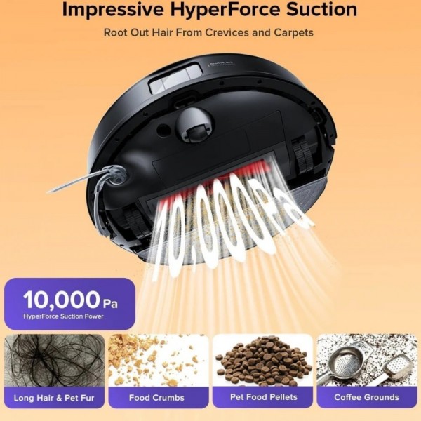 Roborock Q10 VF  Aspirator Robot, Black