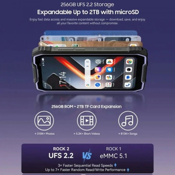 Blackview Rock 2 Dual SIM 256GB 8GB Ram Smartphone 