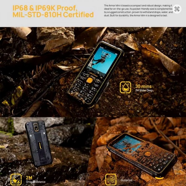 Ulefone Armor Mini 4 Dual SIM 128MB 64MB Smartphone