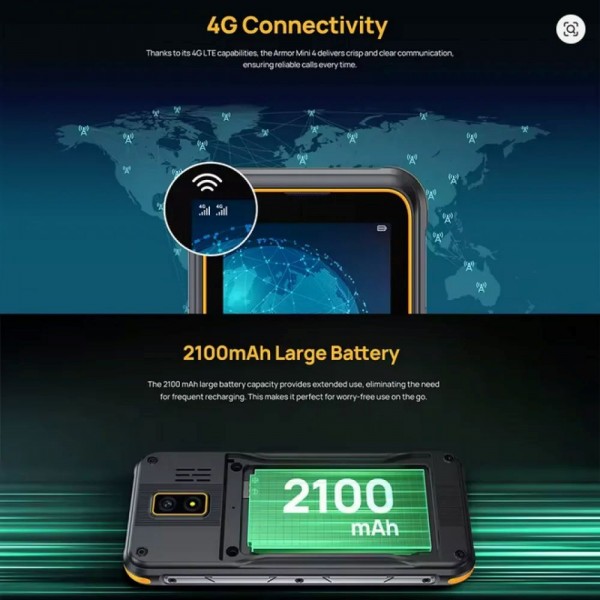 Ulefone Armor Mini 4 Dual SIM 128MB 64MB Smartphone