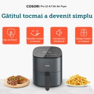 Friteuză cu aer cald Cosori Pro Le Air Fryer CAF-L501, XL 4.7L, negru