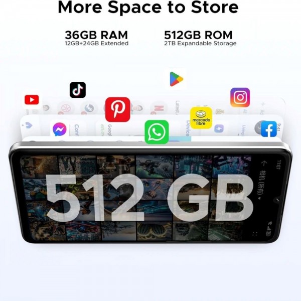  Smartphone Doogee Note 59 Pro Plus Dual Sim 512GB 12GB