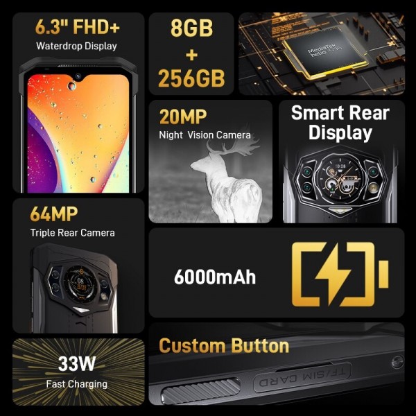 Doogee S98 Pro Dual Sim 256GB 8GB Smartphone
