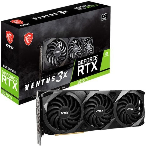 MSI GeForce RTX™ 3070 Ti VENTUS 3X 8G LHR Placă Video