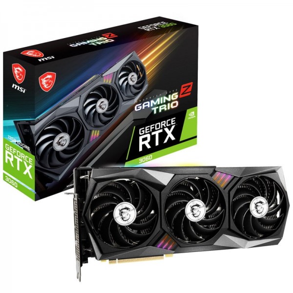 MSI VGA GeForce RTX™ 3060 GAMING Z TRIO 12GB Placă Video