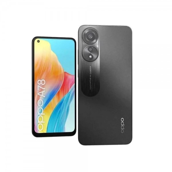 Oppo A78 Dual Sim 128GB 8GB Smartphone, Black