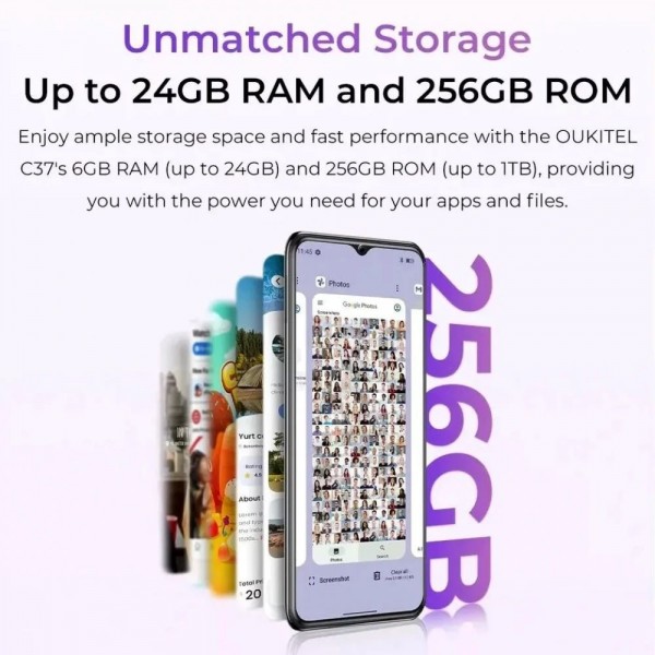 Oukitel C37 Dual Sim 256GB 6GB Smartphone