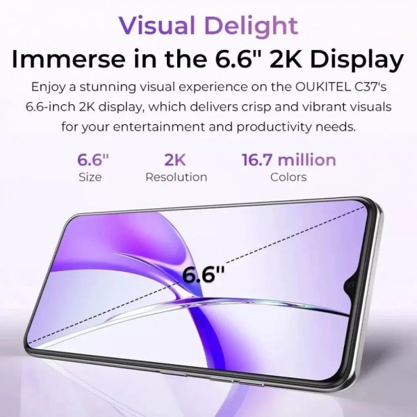 Oukitel C37 Dual Sim 256GB 6GB Smartphone