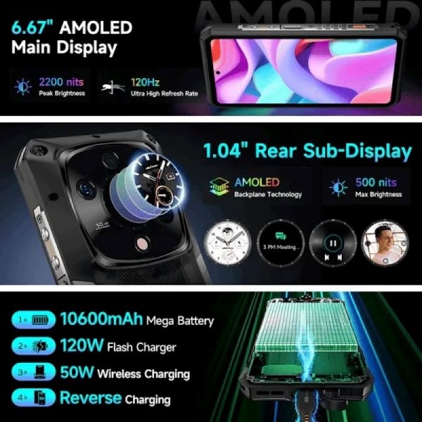 Smartphone Ulefone Armor 28 Ultra Dual Sim 1TB 16GB  RAM