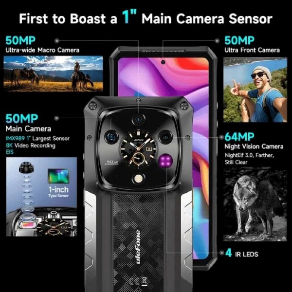Smartphone Ulefone Armor 28 Ultra Dual Sim 1TB 16GB  RAM