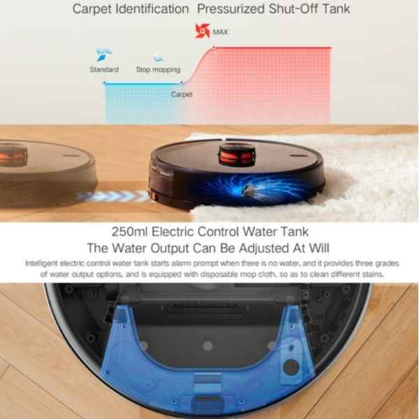 Xiaomi Lydsto R1 Pro Aspirator robot cu recipient automatic pentru deșeuri
