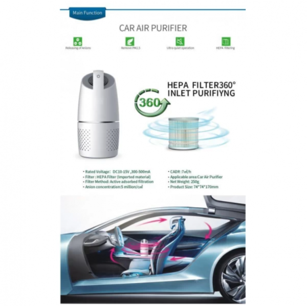 Oberon 05A - Purificator de aer pentru mașină