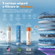 NatureFlow Y6 Ultra – Sistem alcalin de purificare a apei pentru casă, cu osmoză inversă RO, siliciu, apă caldă și rece