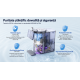 NatureFlow Y6 Ultra – Sistem alcalin de purificare a apei pentru casă, cu osmoză inversă RO, siliciu, apă caldă și rece