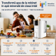 NatureFlow F4 Gen 2 – Sistem de purificare a apei pentru casă cu tehnologie RO alcalină și apă fierbinte instantanee (pH 9,5)