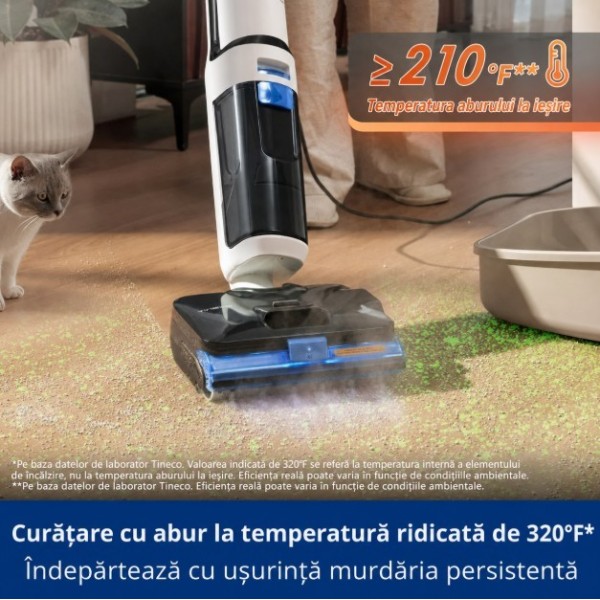 Tineco Floor One S6 Stretch Steam Plus Aspirator vertical
