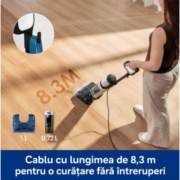 Tineco Floor One S6 Stretch Steam Plus Aspirator vertical