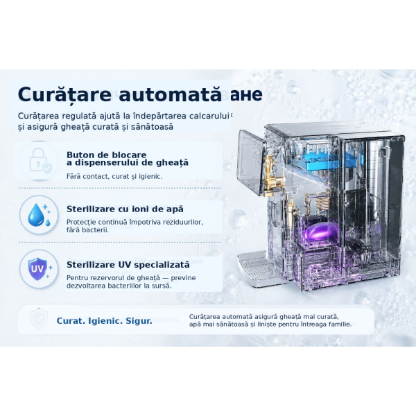 NatureFlow I4: Dispozitiv multifuncțional pentru apă minerală și gheață